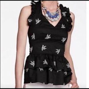 Anthropologie Girls from Savoy halter top sz 4